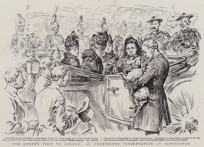 La Visite de la Reine à Londres, une Présentation Inattendue à Paddington - William T. Maud